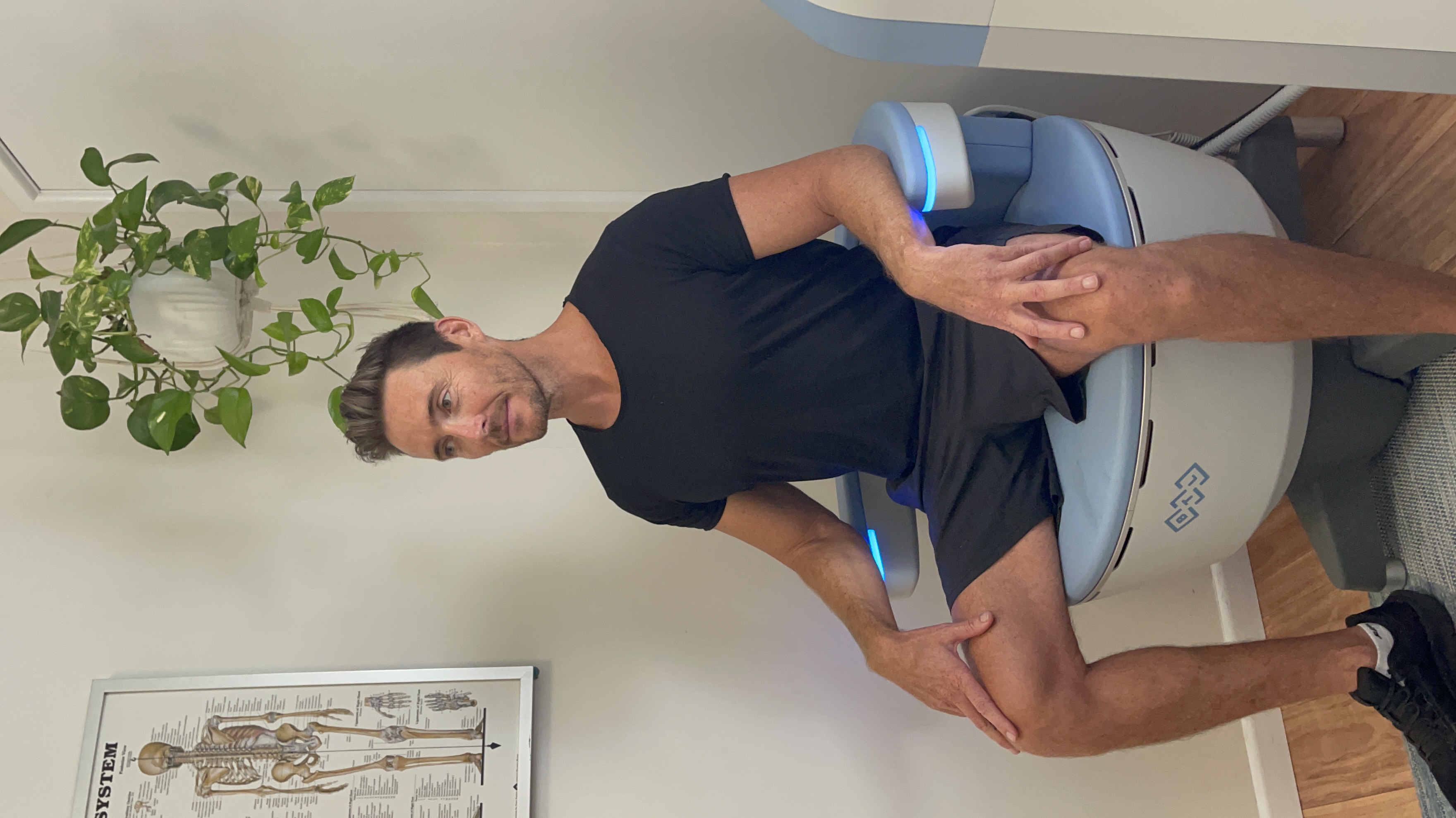 Pelvic floor repair chair in studio
